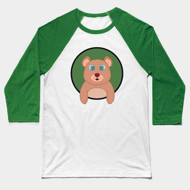 Bear Baseball T-Shirt by DiegoCarvalho